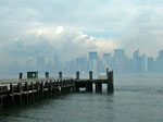 Manhattan 2007, gezien vanaf eiland Vrijheidsbeeld.