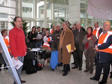 Eduard Bekkers’ plan zonder knippen en met gedeeltelijk eenrichtingsverkeer was favoriet onder de groep Doorgaand Verkeer.