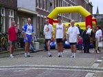 Welgemoed aan de start van de wijkloop.